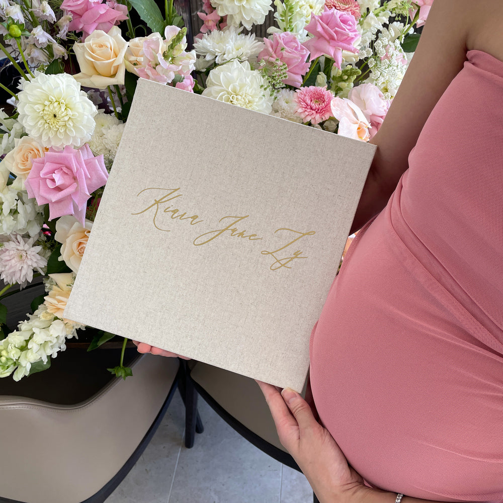 
                      
                        Linen Baby Photo Album
                      
                    