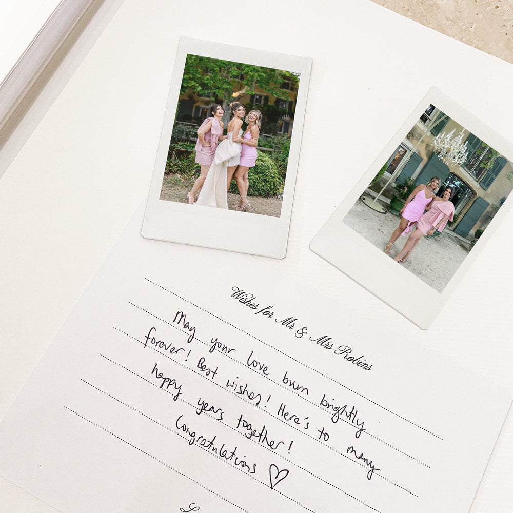 Wedding Advice & Wishes Cards for Photo Album