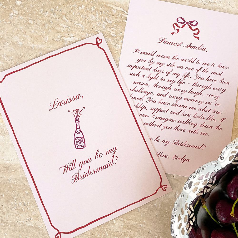 
                      
                        Beloved Bridesmaid Proposal Card Editable Template
                      
                    