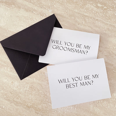 Groomsman Proposal Cards