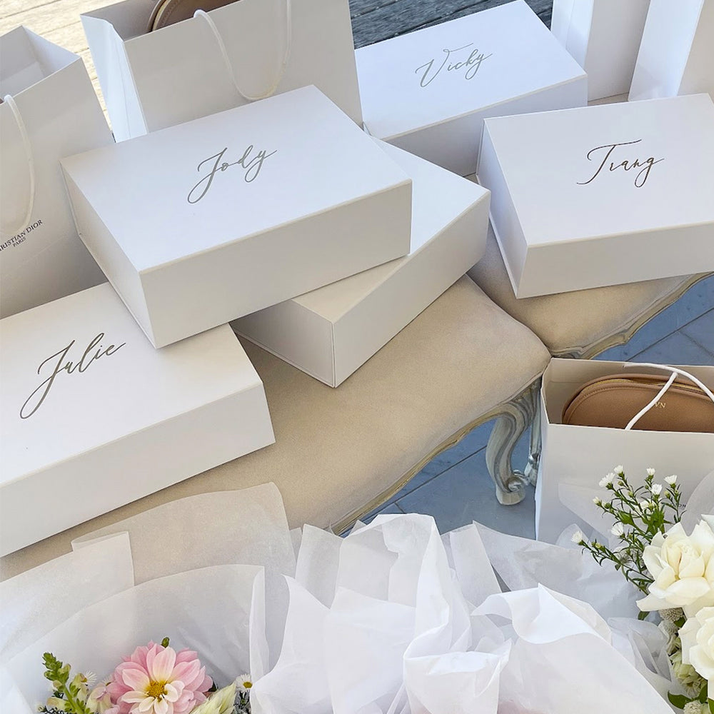 
                      
                        Personalised Bridesmaids Gift Box White
                      
                    